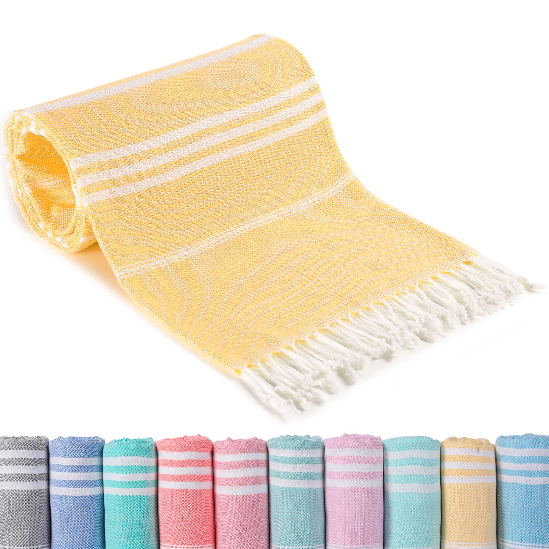 Turkish Beach Towels Vacation Essentials Quick Dry Sand Free Oversized Bath Pool Swim Towel Extra Large XL Blanket Adult Travel Cruise Accessories Must Haves Clearance Stuff Necessities