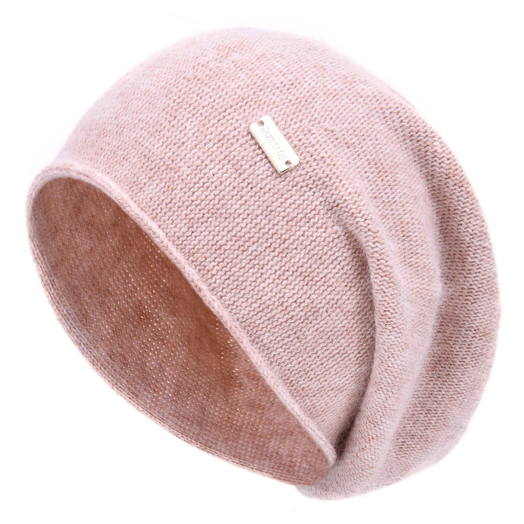 jaxmonoy Slouchy Knit Beanie Hat for Women Winter Soft Warm Ladies Laightweight Slouch Knitted Skull Beanies Cap