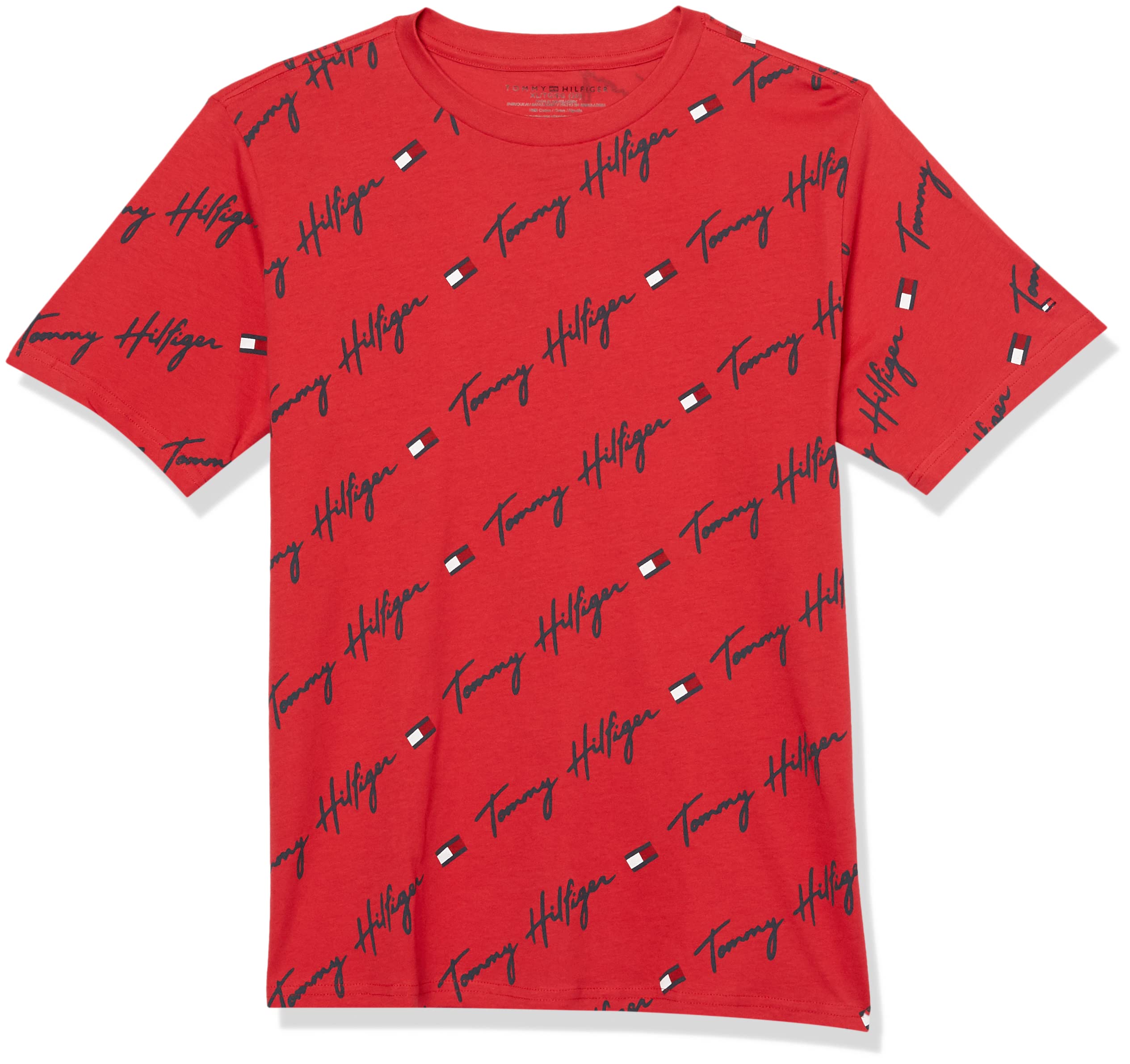 Tommy Hilfiger Boys' Short Sleeve Legacy Crew Neck T-Shirt