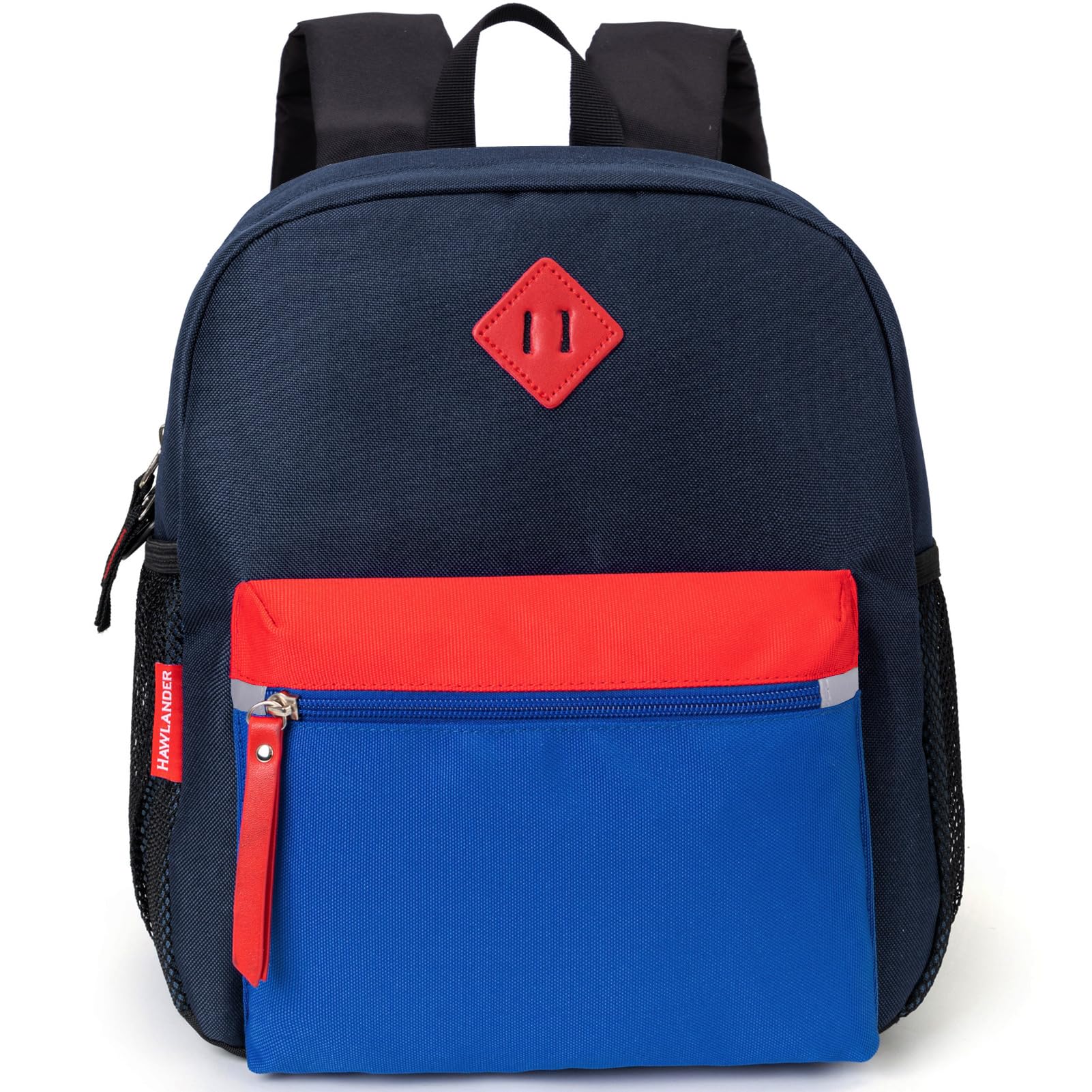 HawLander Preschool Kids Backpack, 12 inch Toddler Backpacks for Boys with Chest Strap