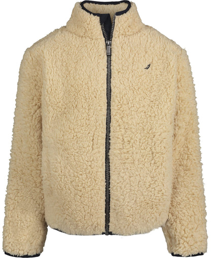 NAUTICA Boys' Full Zip Jacket, Kangaroo Pockets, Made with Lightweight Fleece