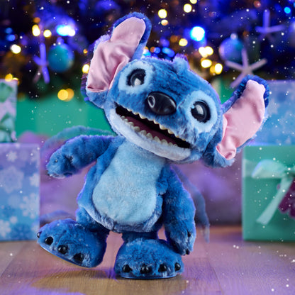 Disney Stitch Ultimate Angel Interactive 17" Plush Toy, 100+ Sounds & Reactions, Moves Like a Real-Life Angel, Amazon Exclusive, Toy for Fans, Girls, Boys, Kids 3 and Up by Just Play