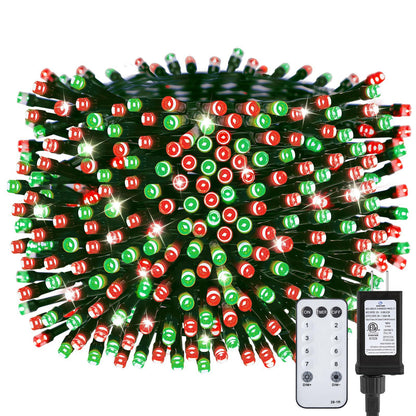 66FT 200 LED Christmas Tree Lights, Twinkle Fairy Lights String with 8 Flashing Modes String Lights for Indoor Bedroom Outdoor Christmas Trees Garland Wreath Holiday Decorations, Warm White