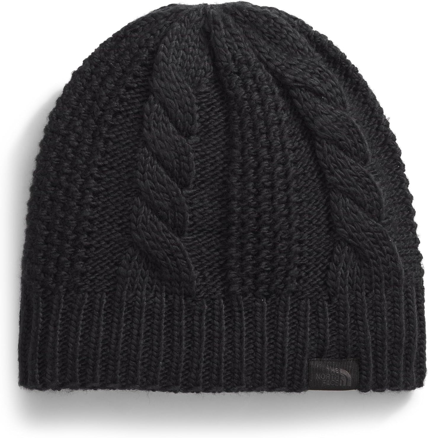 THE NORTH FACE Women's Oh Mega Beanie | Deep Fit, Cuffed Winter Hat with Soft Cable Knit Texture & Fleece Lining