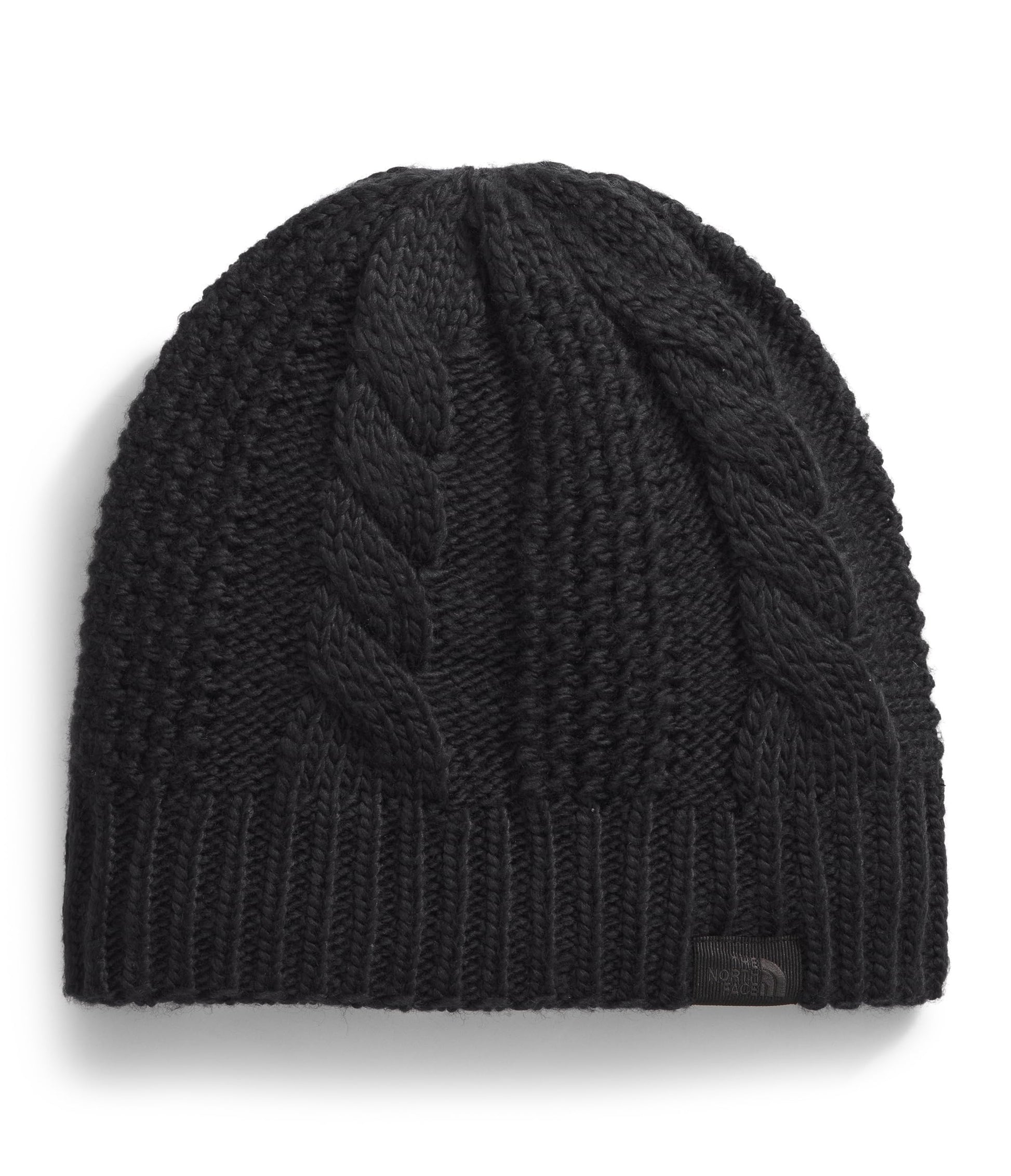 THE NORTH FACE Women's Oh Mega Beanie | Deep Fit, Cuffed Winter Hat with Soft Cable Knit Texture & Fleece Lining
