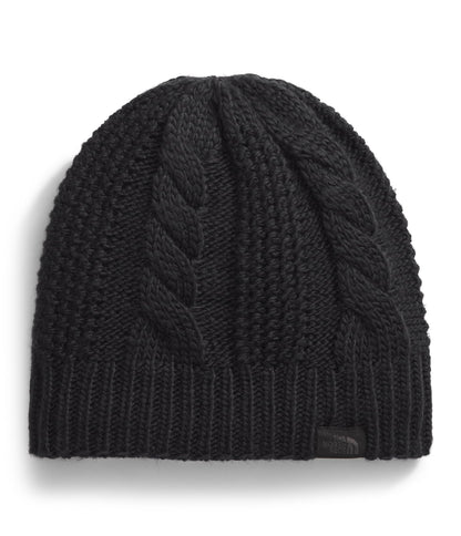 THE NORTH FACE Women's Oh Mega Beanie | Deep Fit, Cuffed Winter Hat with Soft Cable Knit Texture & Fleece Lining