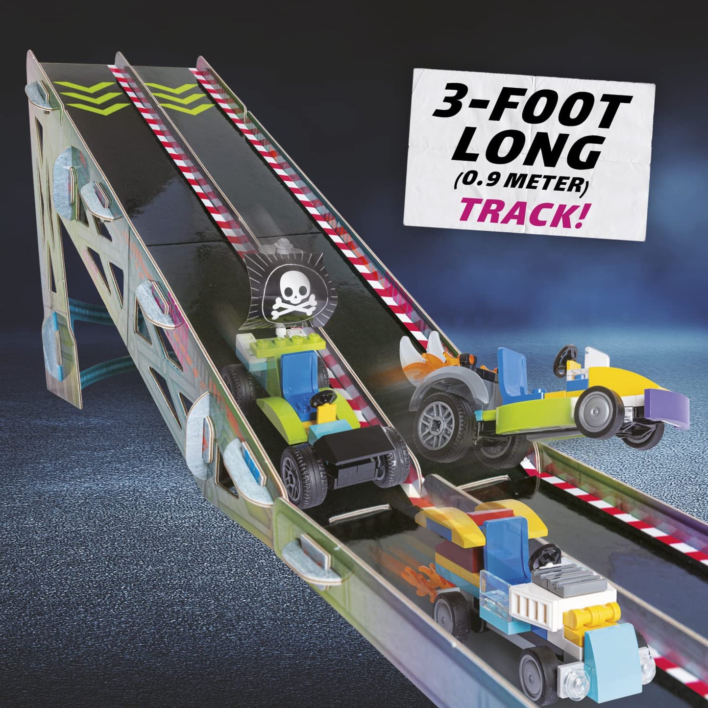 KLUTZ Lego Race Cars STEM Activity Kit, Small
