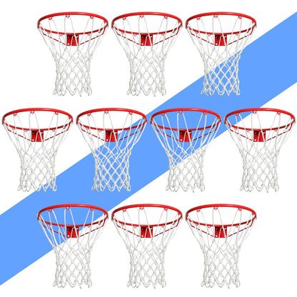 Basketball Net Outdoor,(7.16 oz) 12 Loops Professional Heavy Duty Basketball Net Replacement,All Weather Anti Whip,Suitable for Outdoor Standard Basketball Hoop