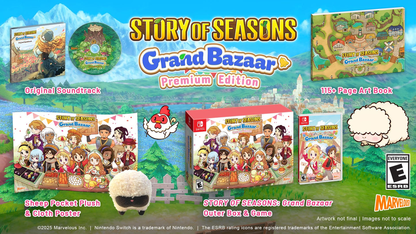 Story of Seasons Grand Bazaar Premium Edition Nintendo Switch