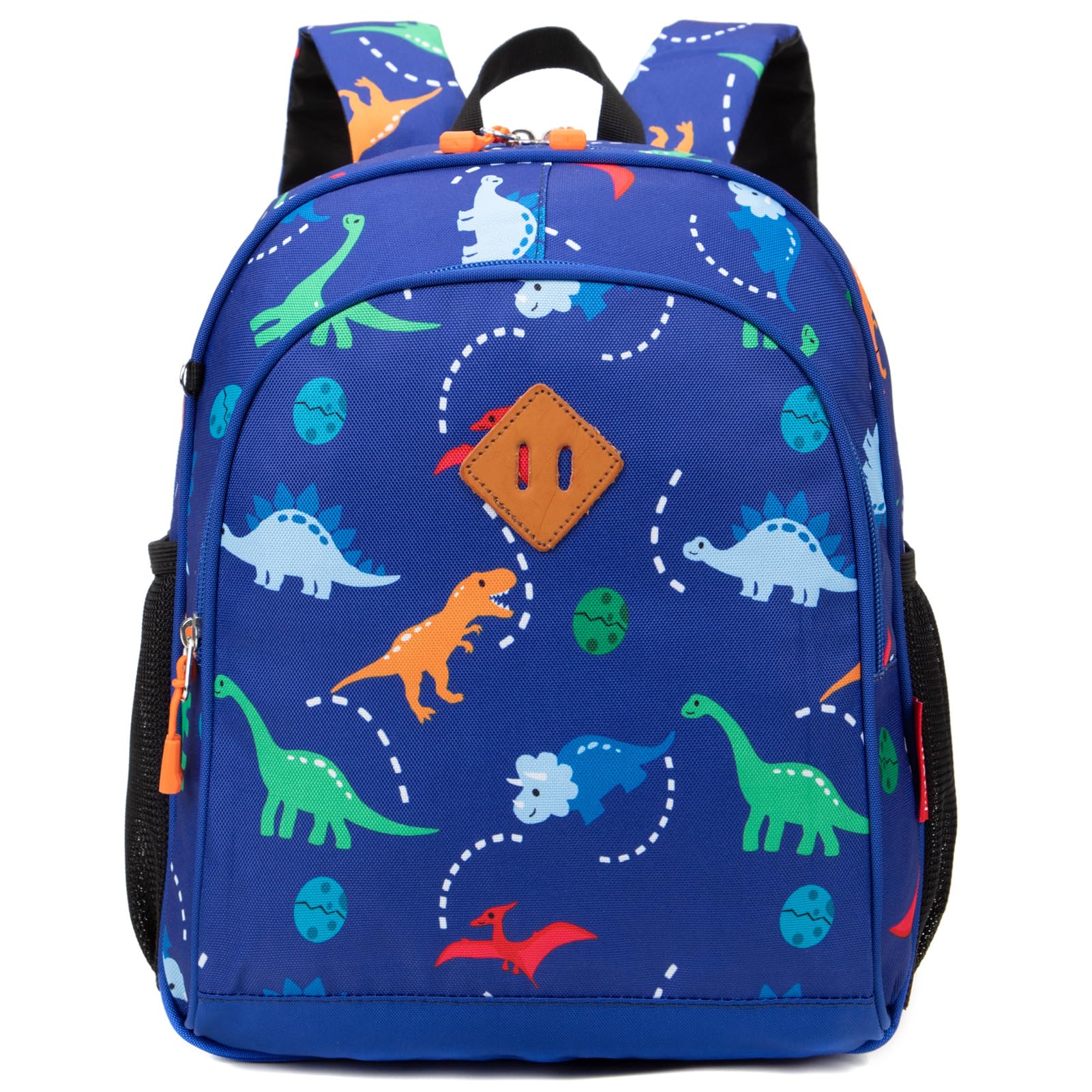 Toddler Backpack Boys, 15 Inch Kids Backpack for Preschool or Kindergarten, Dinosaur Green