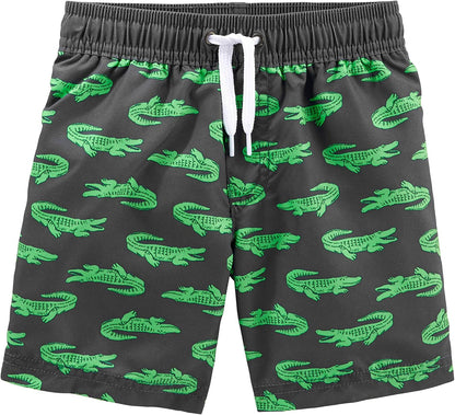 Simple Joys by Carter's Toddlers and Baby Boys' Swimsuit Trunk and Rashguard Set