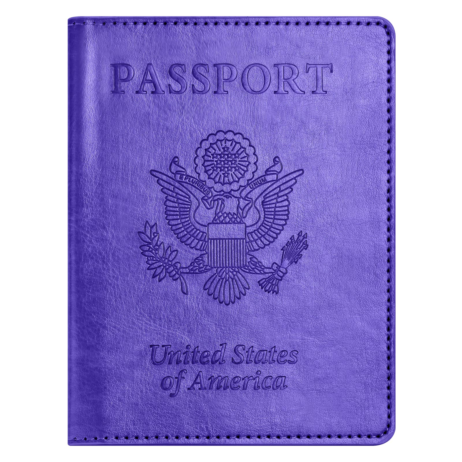 Eoehro Passport Holder for Travel Essentials, Passport Wallet Cover Case for Travel Must Haves Accessories,Passport Book Holders for Women and Men(brown)