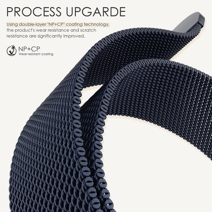 Original Milanese Loop Band Compatible with Apple Watch 38mm 40mm 41mm 42mm 44mm 45mm 46mm 49mm - Women & Men Magnetic Closure Adjustable Metal Strap for iWatch Series 11 10 9 8 7 6 5 4 SE2 3 Ultra2 3