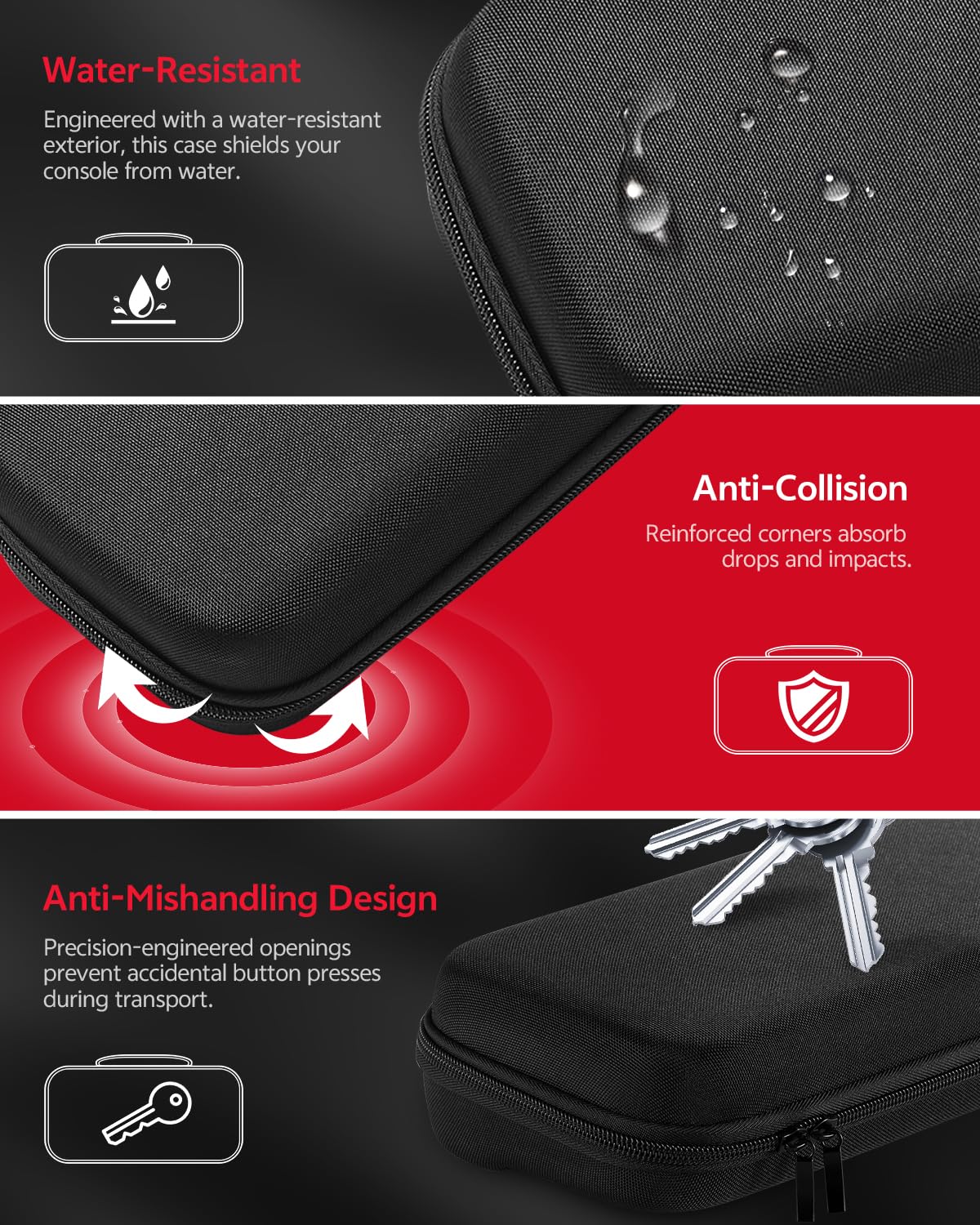 Switch 2 Pro Controllers Accessories Bundle for Nintendo 17-in-1: Carrying Case, Screen Protector, Thumb Grip for Joycon, Dockable Console Protective Cover Shell, Steering Wheel, 2025 Switch2 Game Kit