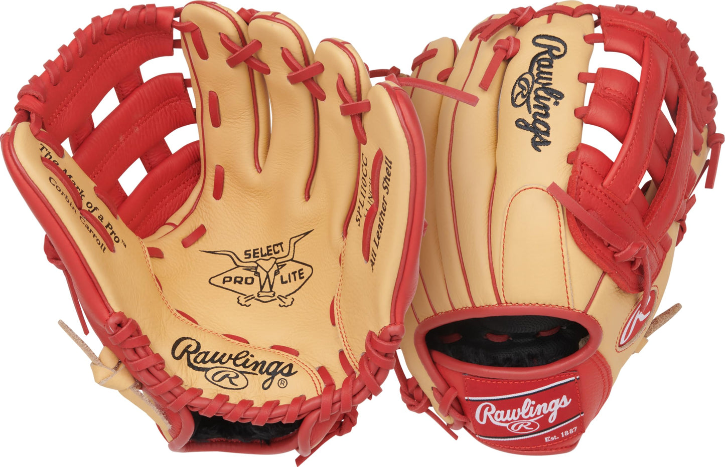 Rawlings | Select PRO LITE Youth Baseball Glove | Pro Player Models | Sizes 10.5" - 12.25" | Multiple Styles