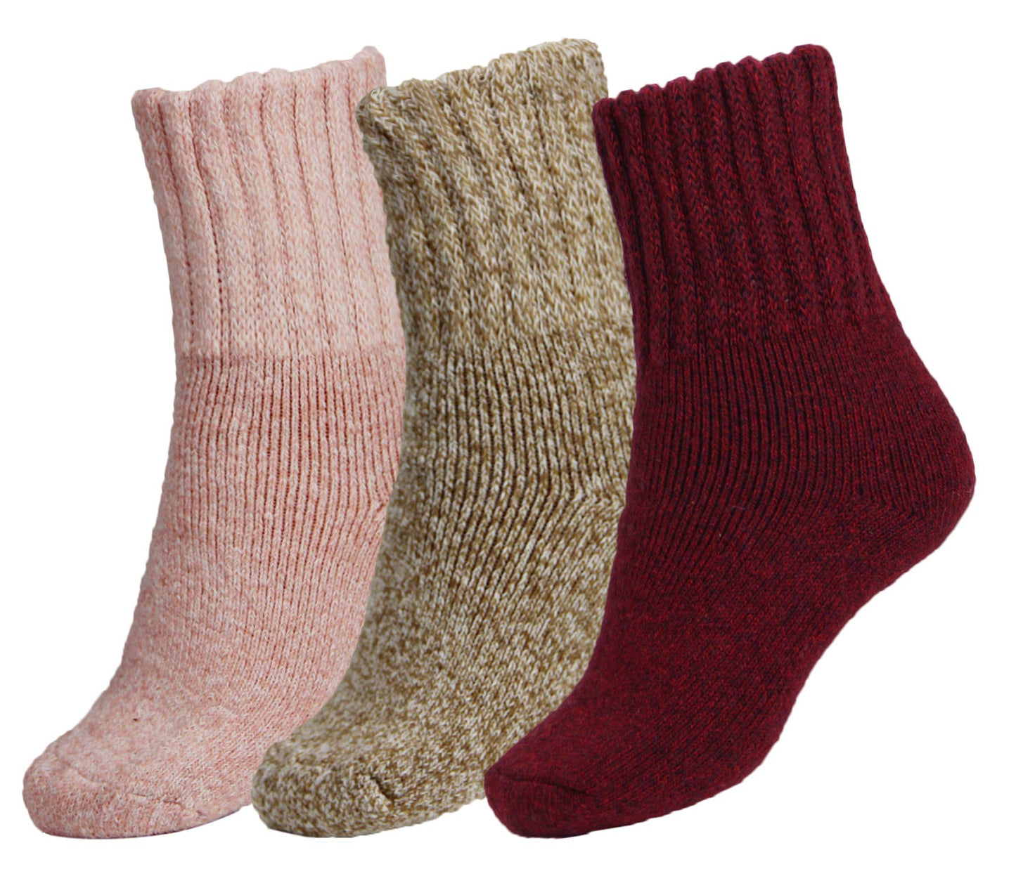 BomKinta Boot Socks for Women Winter Solid Thick Warm Socks Cozy Crew Socks Christmas Gift