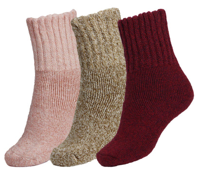 BomKinta Boot Socks for Women Winter Solid Thick Warm Socks Cozy Crew Socks Christmas Gift
