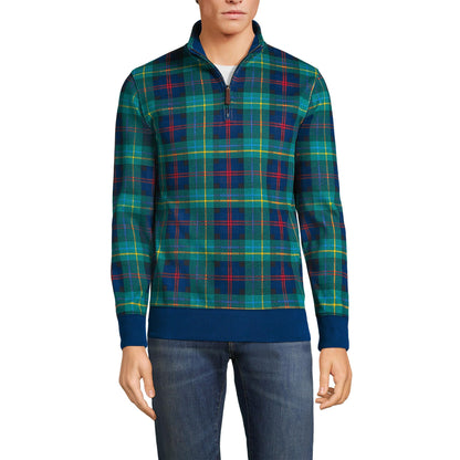 Lands' End Bedford Rib Quarter Zip Sweater