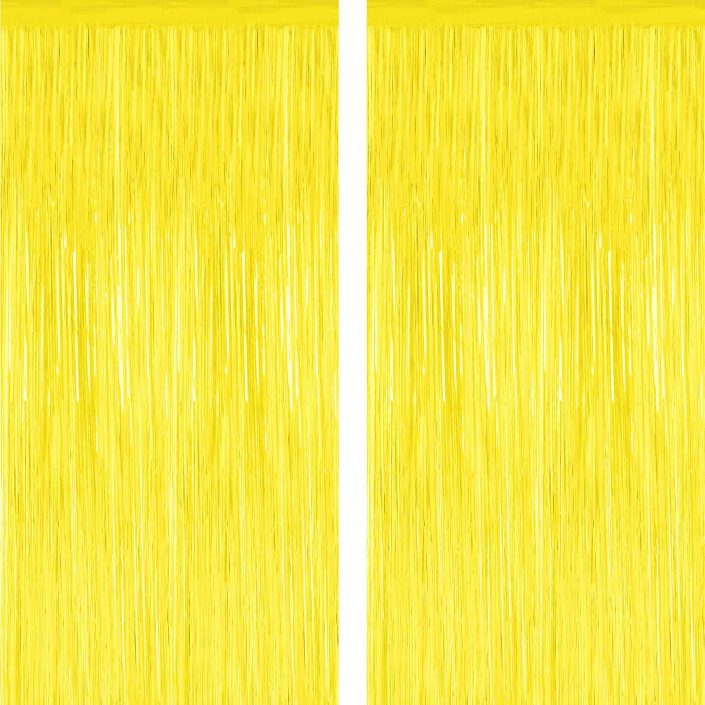 2 Pack Halloween Backdrop, 3.28 FT x 7.05 FT Foil Fringe Curtains, Orange Purple Black Party Streamer Tinsel Backdrop Curtains, Halloween Decorations Door Decor Photo Props Party Supplies