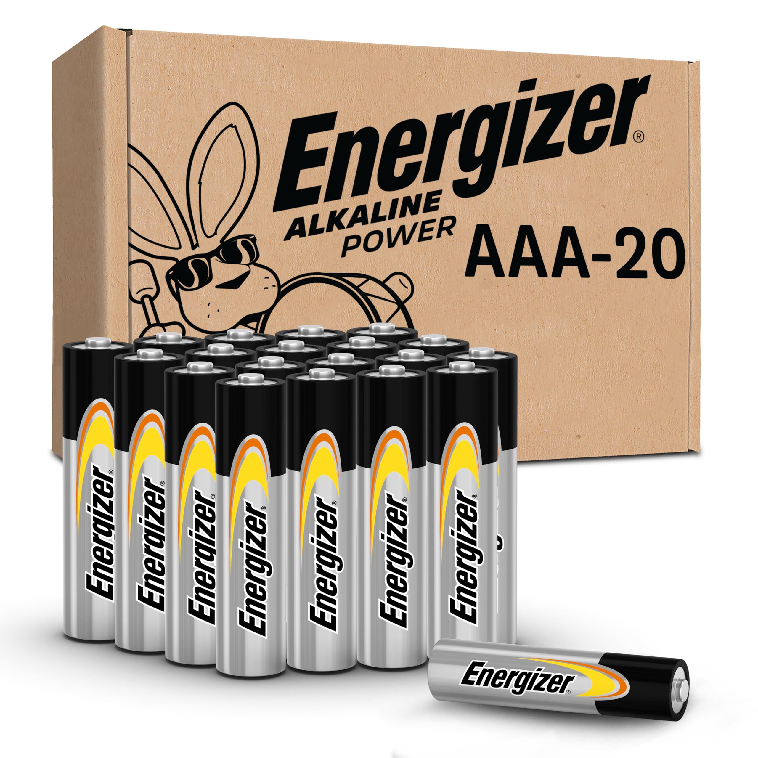 Energizer AA Batteries Alkaline Power, 32 Count Alkaline Double A Battery Pack