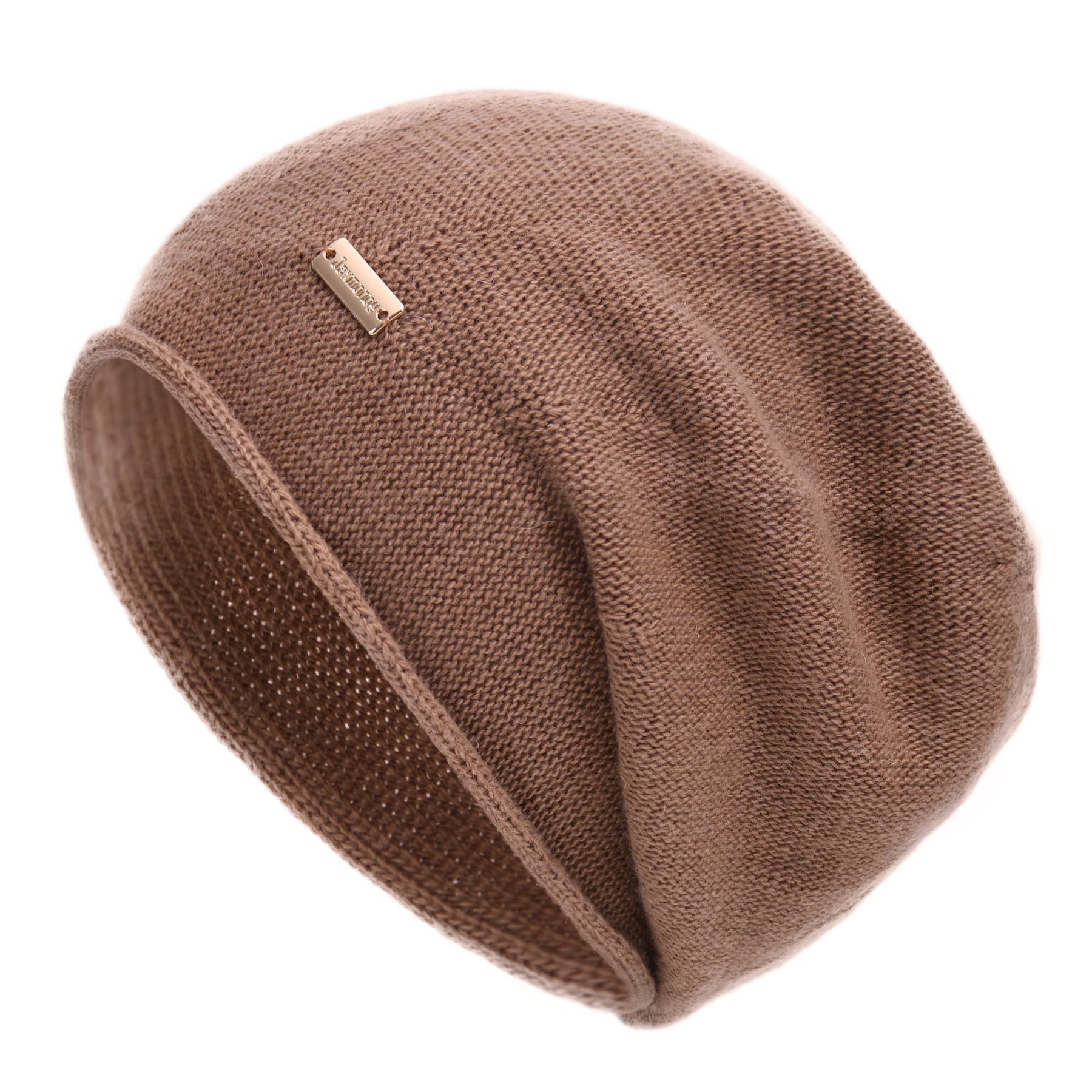 jaxmonoy Slouchy Knit Beanie Hat for Women Winter Soft Warm Ladies Laightweight Slouch Knitted Skull Beanies Cap