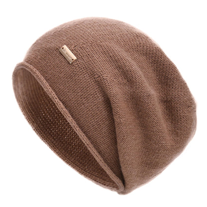 jaxmonoy Slouchy Knit Beanie Hat for Women Winter Soft Warm Ladies Laightweight Slouch Knitted Skull Beanies Cap