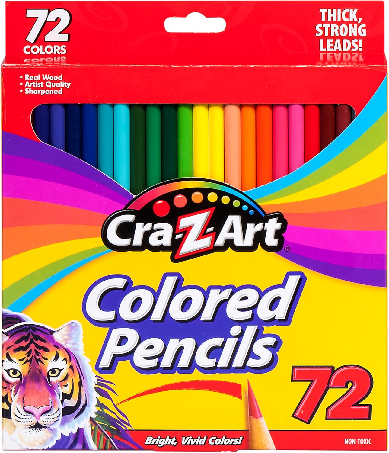 Cra-Z-Art Colored Pencils, 72 Count, Back to School Supplies, Arts & Crafts, Gift for Kids