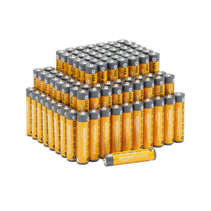 Amazon Basics AAA Alkaline High-Performance Batteries, 1.5 Volt, 10-Year Shelf Life, 36 Count (Pack of 1)