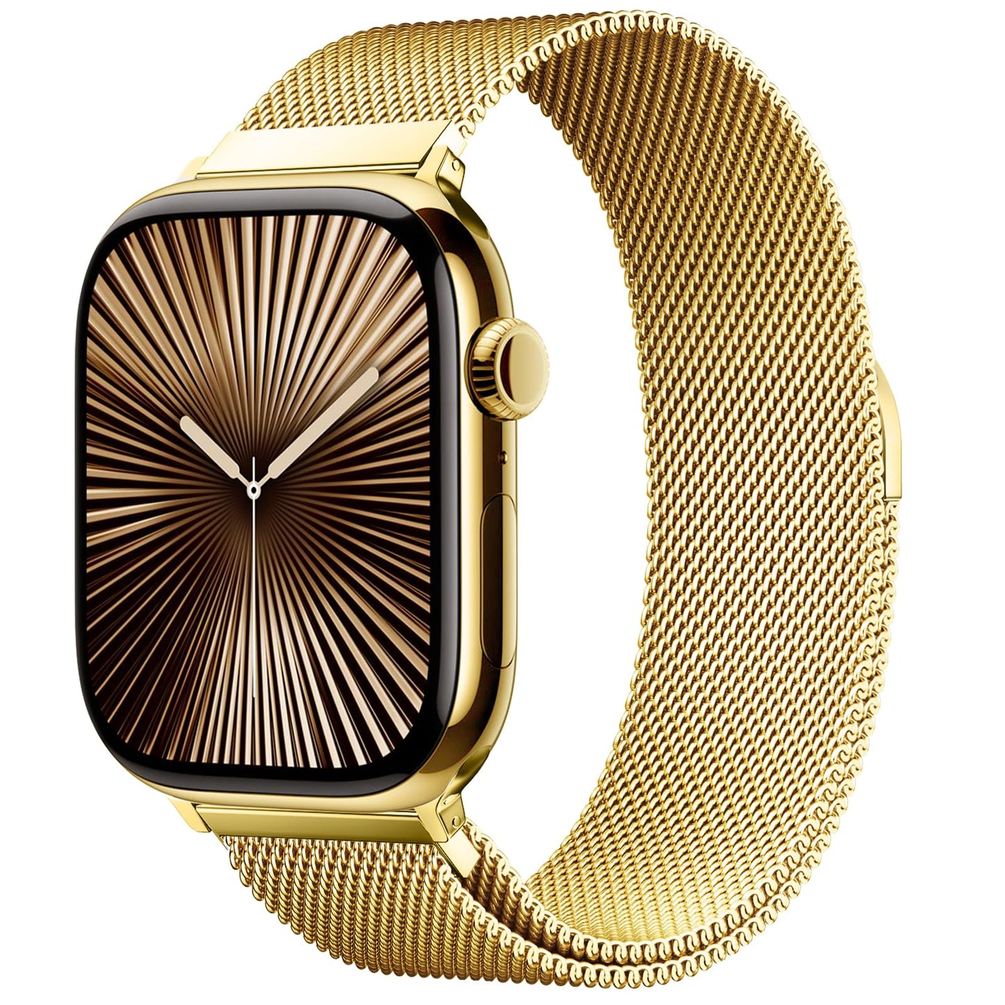 Original Milanese Loop Band Compatible with Apple Watch 38mm 40mm 41mm 42mm 44mm 45mm 46mm 49mm - Women & Men Magnetic Closure Adjustable Metal Strap for iWatch Series 11 10 9 8 7 6 5 4 SE2 3 Ultra2 3