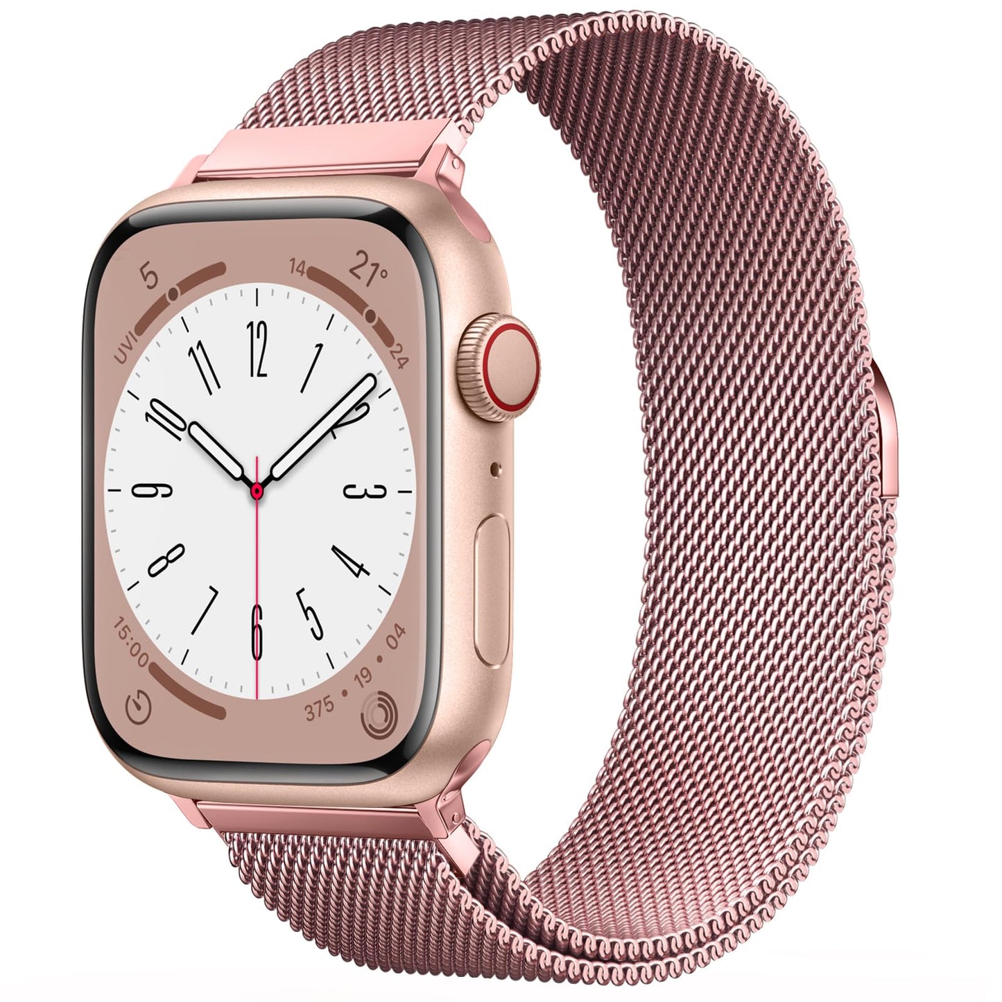 Original Milanese Loop Band Compatible with Apple Watch 38mm 40mm 41mm 42mm 44mm 45mm 46mm 49mm - Women & Men Magnetic Closure Adjustable Metal Strap for iWatch Series 11 10 9 8 7 6 5 4 SE2 3 Ultra2 3