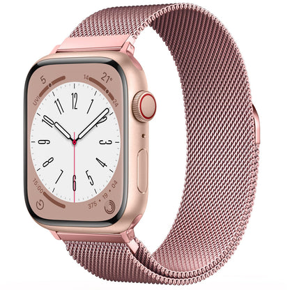 Original Milanese Loop Band Compatible with Apple Watch 38mm 40mm 41mm 42mm 44mm 45mm 46mm 49mm - Women & Men Magnetic Closure Adjustable Metal Strap for iWatch Series 11 10 9 8 7 6 5 4 SE2 3 Ultra2 3