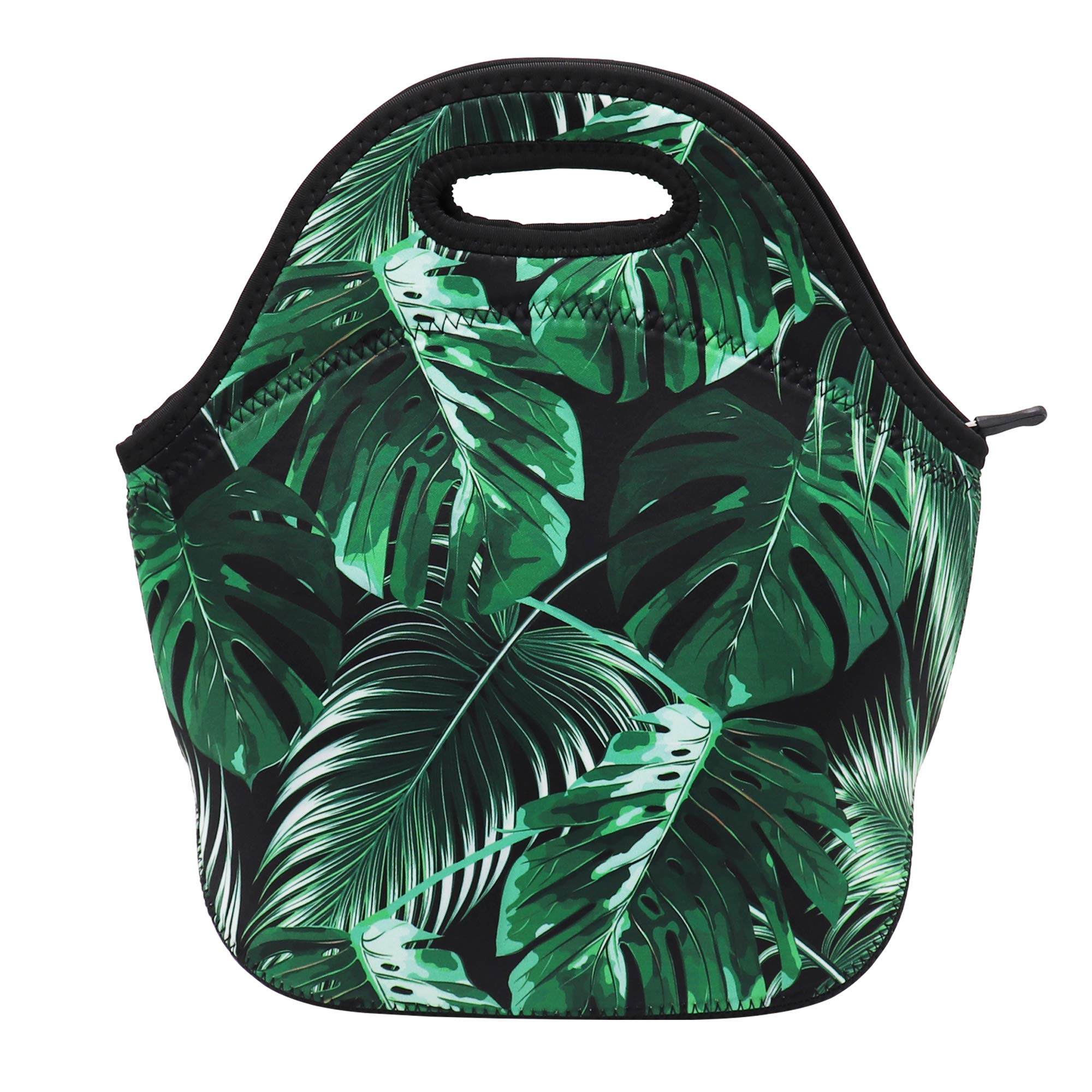 Neoprene Lunch Bag for Kids, Insulated Lunch Box Tote for Women Men Adult Teens Boys Teenage Girls Toddlers (Avocado)