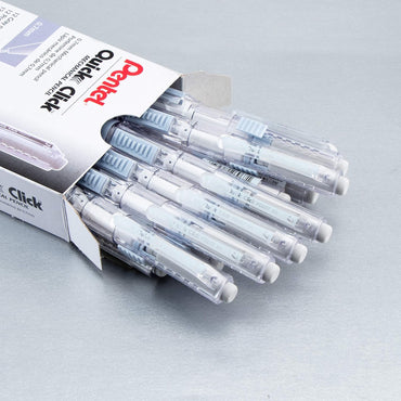 Pentel Quick Click Mechanical Pencil, (0.7mm), Medium, Gray Barrel, Box of 12 Pencils (PD217N)