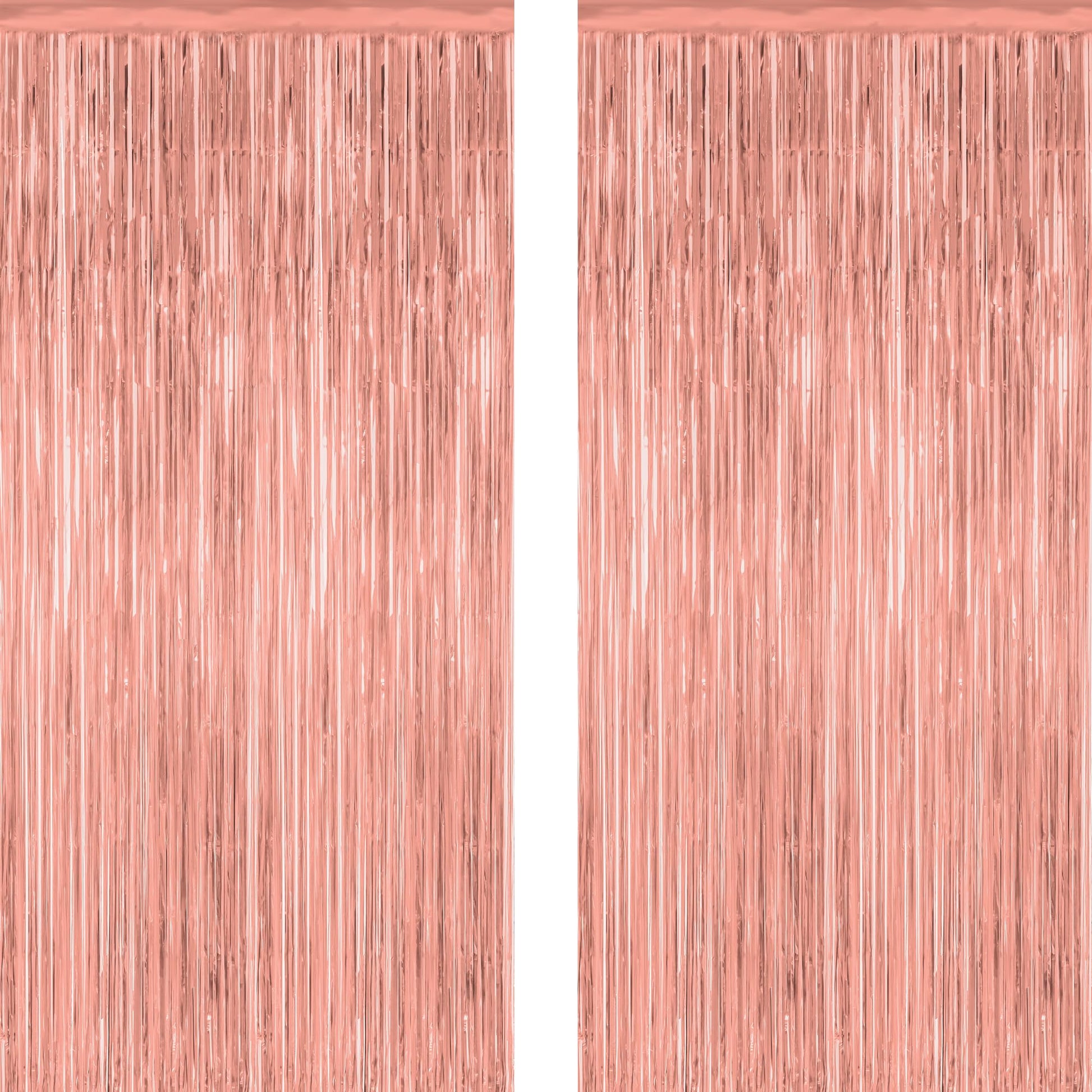 2 Pack Halloween Backdrop, 3.28 FT x 7.05 FT Foil Fringe Curtains, Orange Purple Black Party Streamer Tinsel Backdrop Curtains, Halloween Decorations Door Decor Photo Props Party Supplies