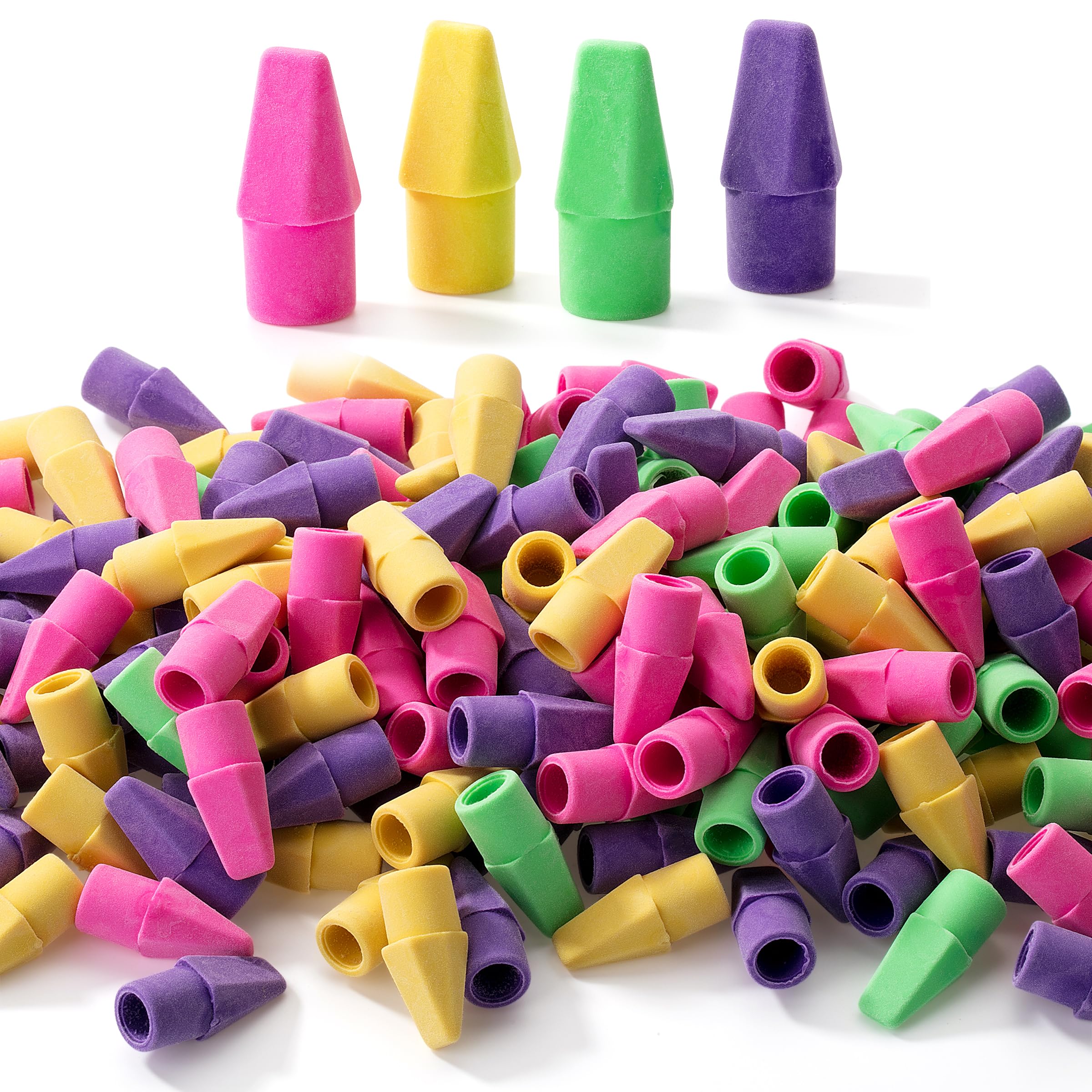Mr. Pen Erasers for Pencils, 120 Pack, Pencil Top Erasers, Eraser Caps, Cap Tops, Topper Erasers. Ereaser