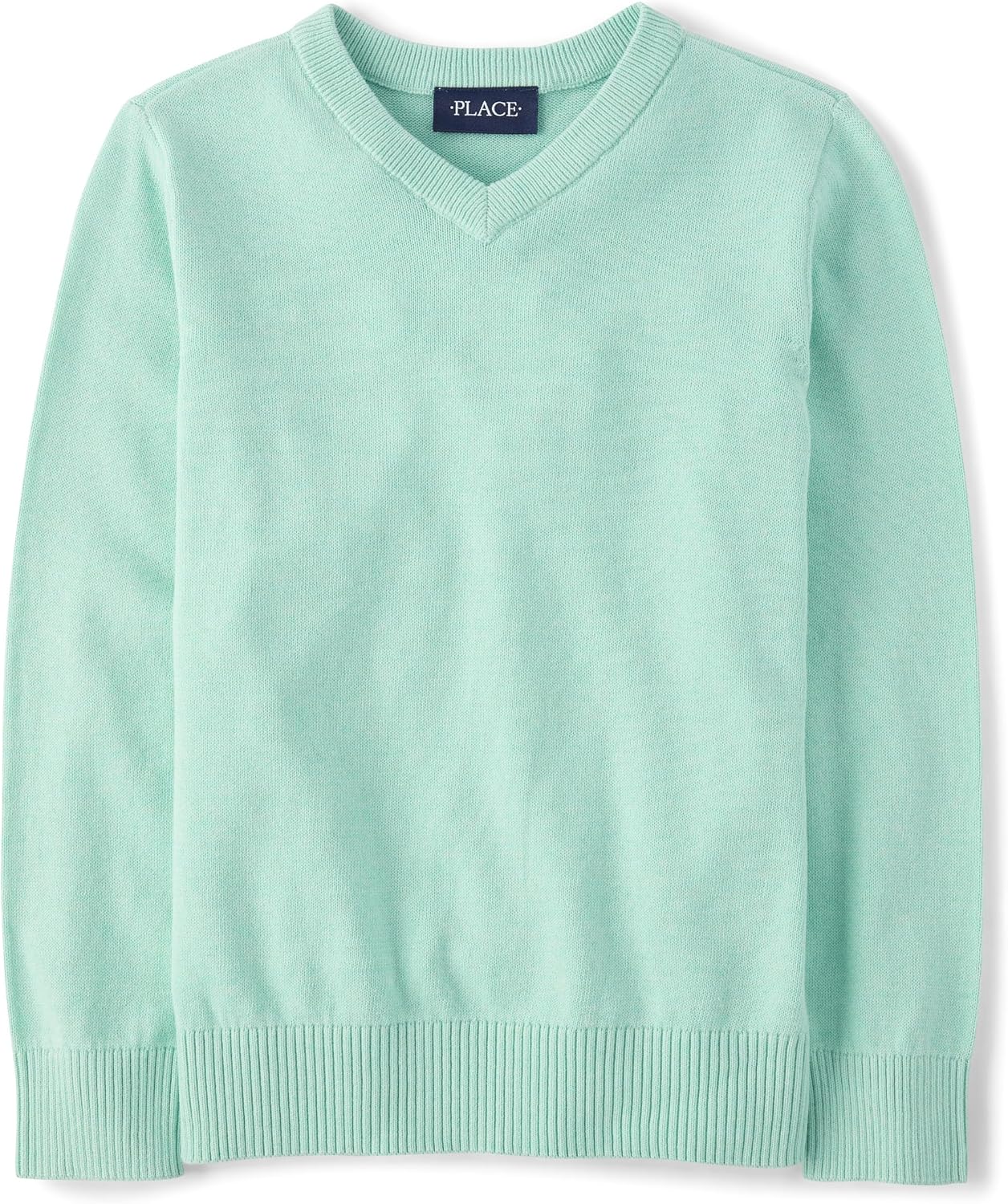 The Children's Place Boys' Long Sleeve V-Neck Pullover Sweater