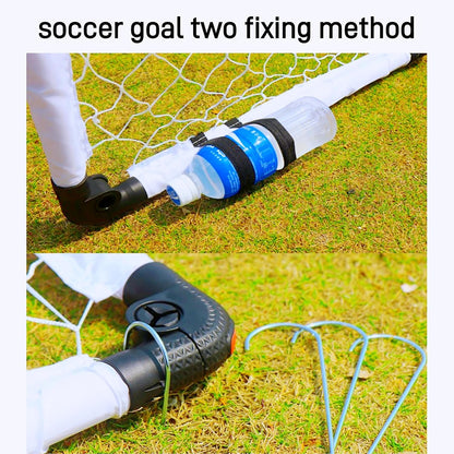 Kids Soccer Goal for Backyard Set, Small Foldable Goals for Toddler, Kids Mini Goals for The Garden/Indoor/Outdoor, 23" x 16"/ 35" x 23"/ 45" x 31" Goal Size, Children Soccer Toy Age 1-11