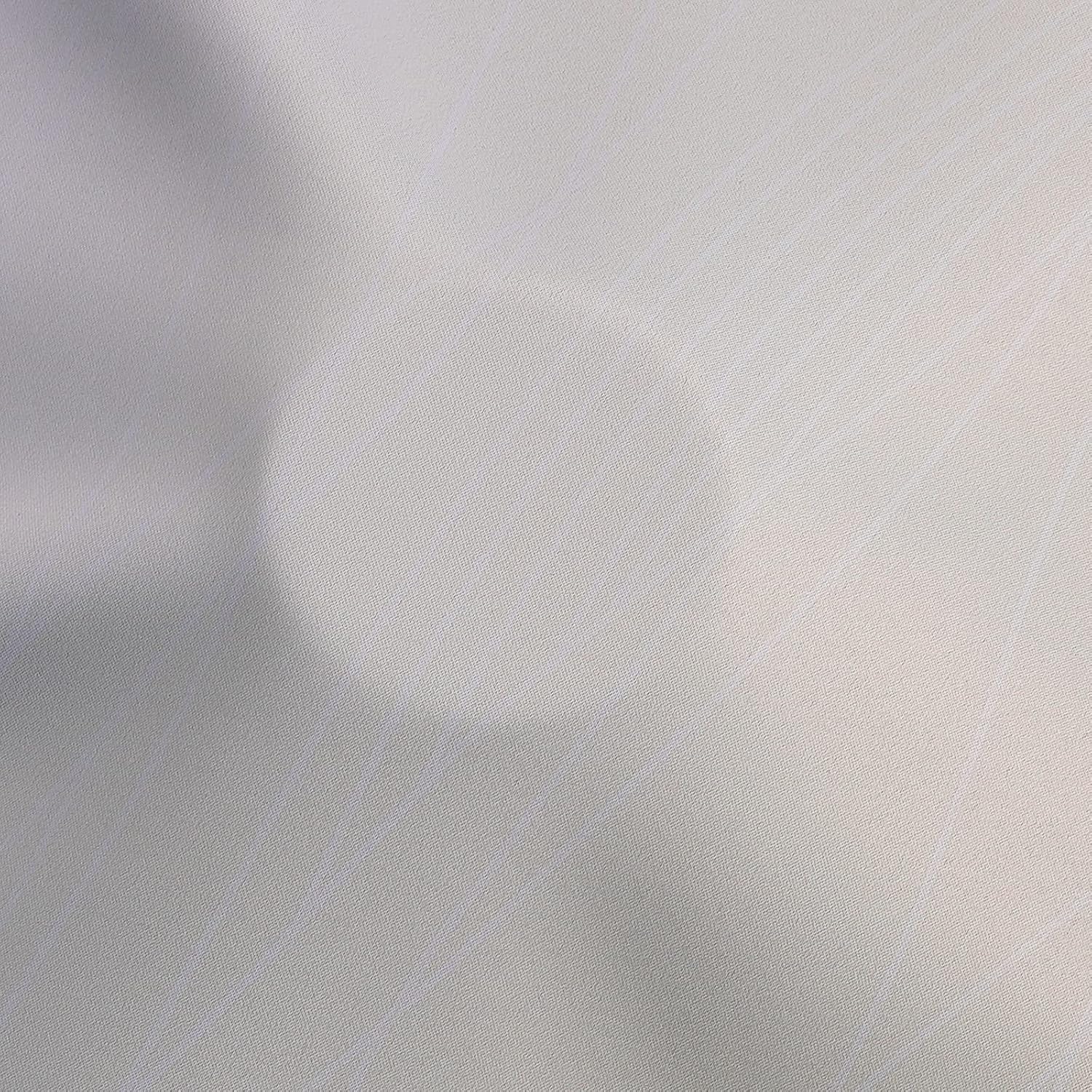 Estelar Textiler Beige and Greyish White Blackout Curtains for Living Room, Full Room Darkening Gradient Drapes for Bedroom, Thermal Insulated Ombre Grommet Curtains for Dining Room,52Wx84L,2 Panels