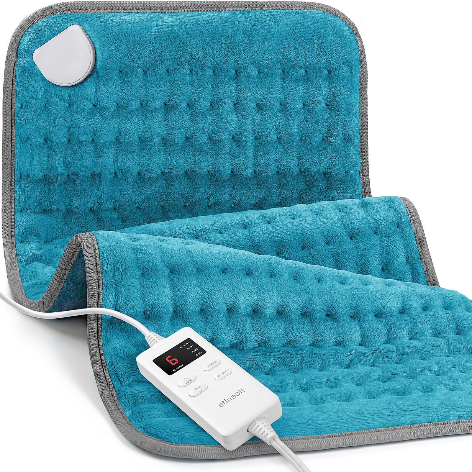 Heating Pad for Back & Period Cramps, Portable Heating Pad for Neck and Shoulders and Back with Auto Shut Off Large, Machine Washable, Christmas Gifts for Women, Men