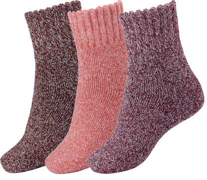 BomKinta Boot Socks for Women Winter Solid Thick Warm Socks Cozy Crew Socks Christmas Gift