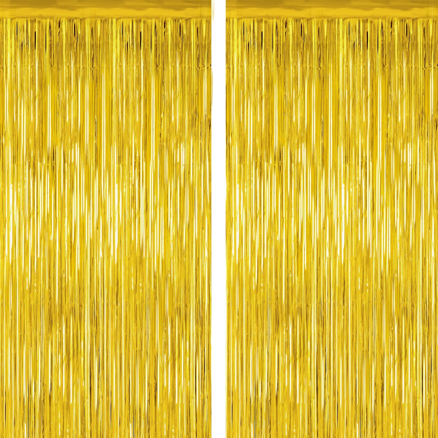 2 Pack Halloween Backdrop, 3.28 FT x 7.05 FT Foil Fringe Curtains, Orange Purple Black Party Streamer Tinsel Backdrop Curtains, Halloween Decorations Door Decor Photo Props Party Supplies