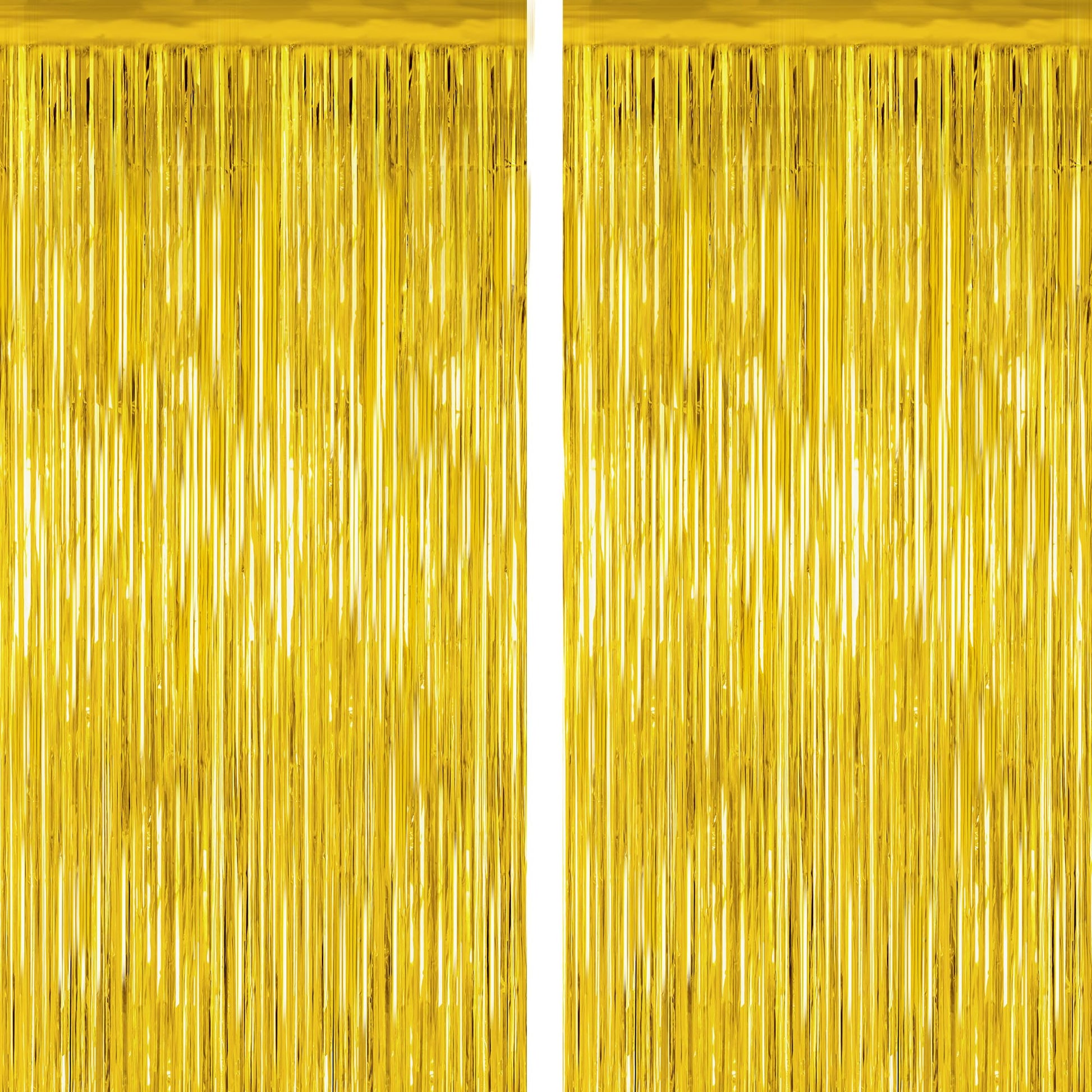 2 Pack Halloween Backdrop, 3.28 FT x 7.05 FT Foil Fringe Curtains, Orange Purple Black Party Streamer Tinsel Backdrop Curtains, Halloween Decorations Door Decor Photo Props Party Supplies