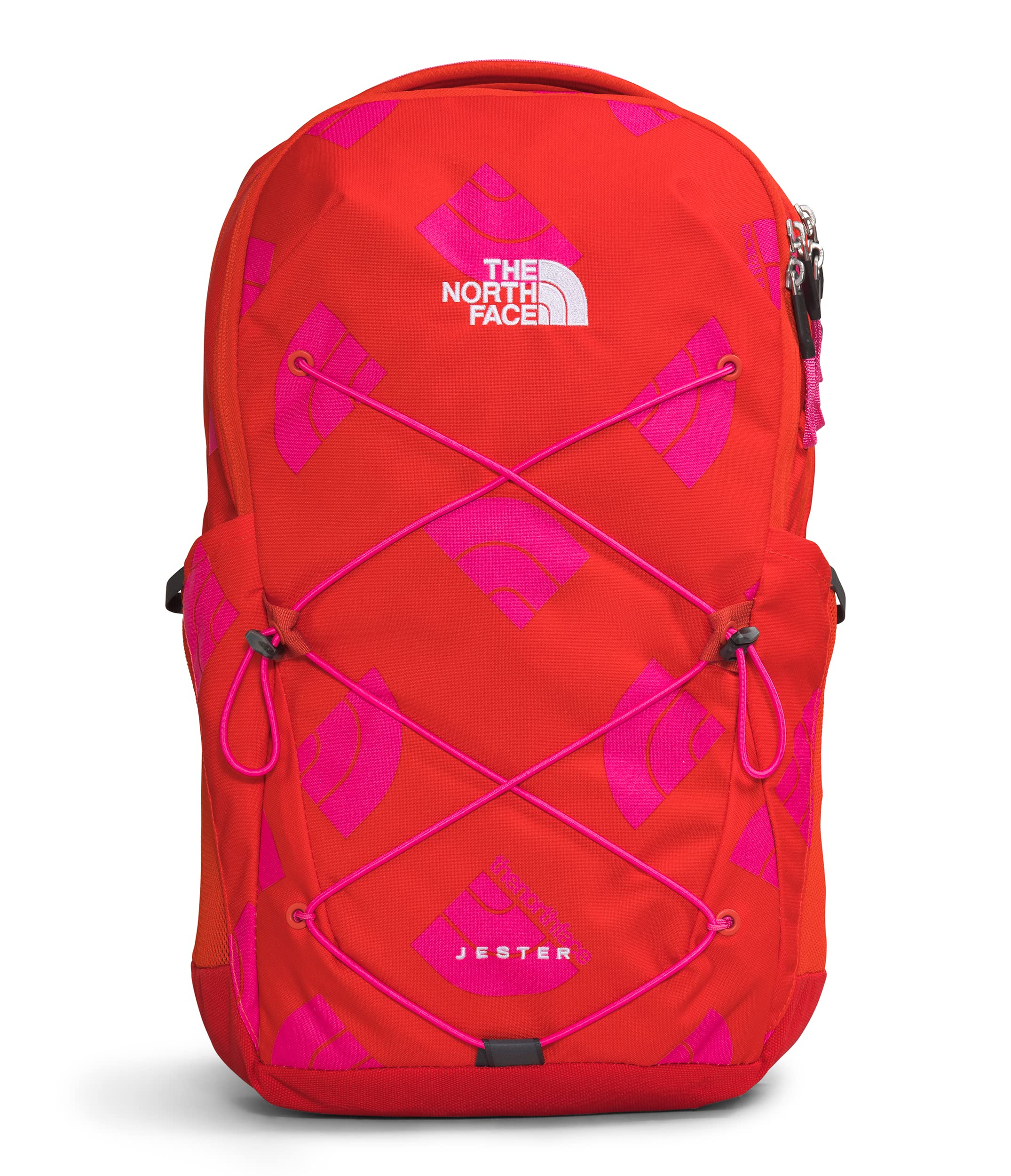 The North Face Women's Every Day Jester Laptop Backpack, TNF Black/Burnt Coral Metallic, One Size