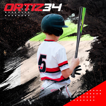 Youth T-Ball Set, 25” Signature Aluminum T-Ball Bat with -10 Drop, Foam Core T-Ball, 9” Lightweight Youth Glove, Vibrant Graffiti Print