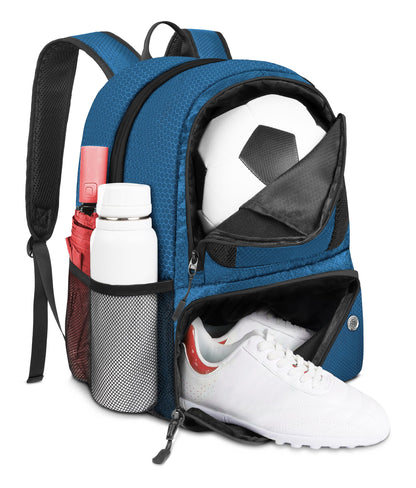 YOREPEK Soccer Backpack,Soccer Bag with Ball Holder, Water resistant Sport Equipment Bags Fit Basketball Volleyball Football