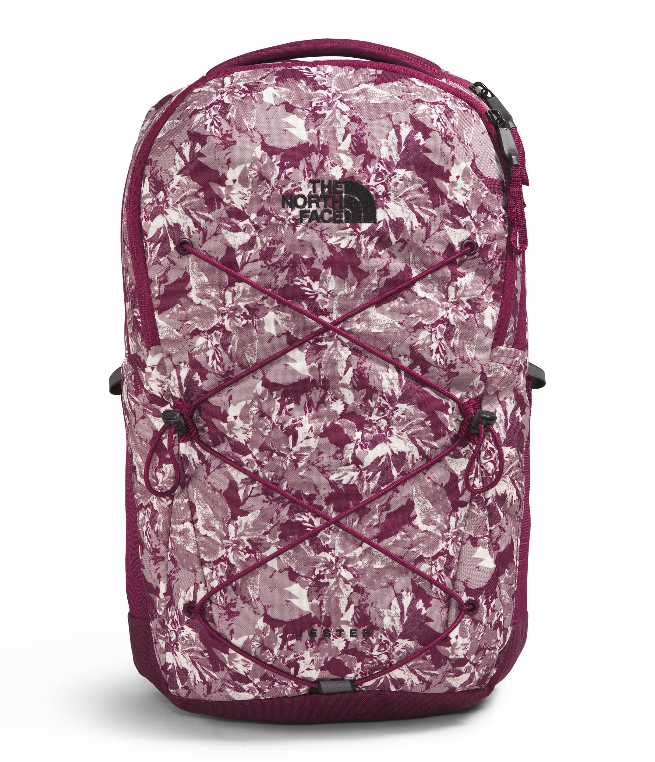 The North Face Women's Every Day Jester Laptop Backpack, TNF Black/Burnt Coral Metallic, One Size