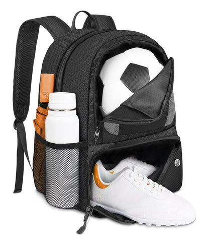 YOREPEK Soccer Backpack,Soccer Bag with Ball Holder, Water resistant Sport Equipment Bags Fit Basketball Volleyball Football