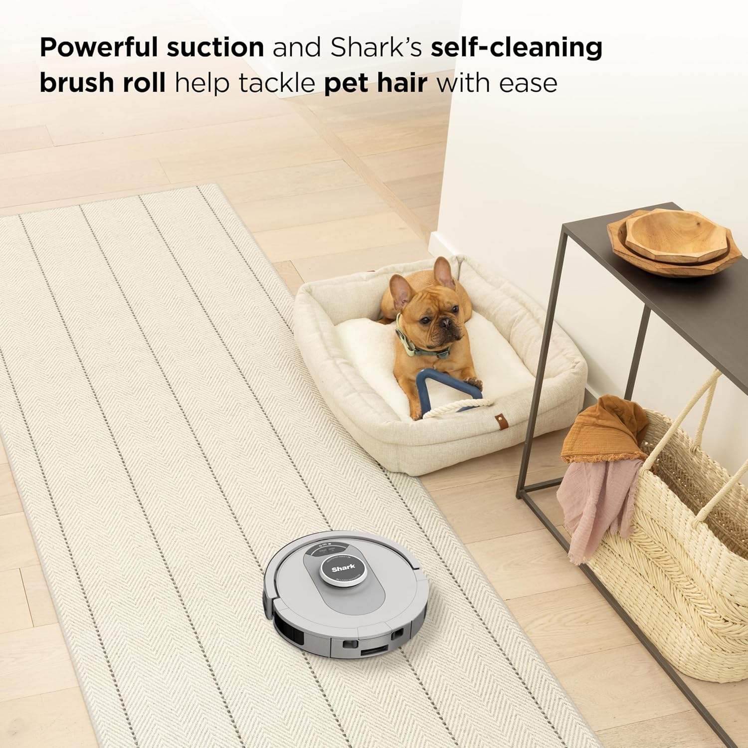 Shark AI Ultra Voice Control Robot Vacuum with Matrix Clean Navigation, Home Mapping, 60-Day Capacity, XL Self-Empty Base for Homes with Pets, Carpet & Hard Floors, Cool Grey