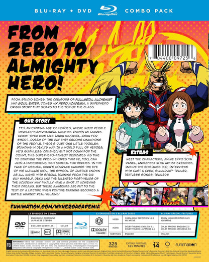 My Hero Academia: Season One [Blu-ray]