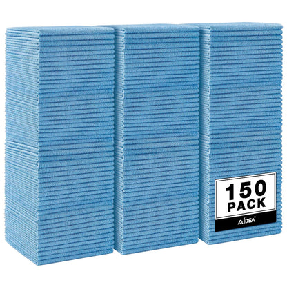 AIDEA Microfiber Cleaning Cloth, 50PK, Microfiber Towels for Cars, Premium Wash Cloths, Dusting Cloth Cleaning Rags, Absorbent Towels for SUVs, House, Kitchen, Window, Cleaning Supplies12×12"